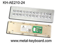 USB Port Dynamic Water Metal Metal Kios Keyboard dengan 24 Tombol