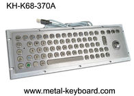 Keyboard Industri Kasar Tahan Air Dengan Trackball 70 Tombol Untuk Kios Internet