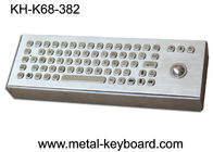 Vandal proof Industrial Computer Keyboard dengan trackball dan 71 Keys