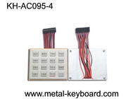 IP65 Pintu Masuk Keyboard Stainless Steel Kasar Keypad 4 X 4 Matrix