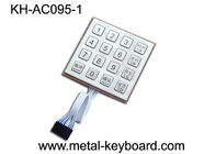 Anti - Vandal Keyboard Stainless Steel, Keypad Entry Access Outdoor dengan 16 tombol