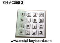 16 Tombol Pintu Pintar Sistem Stainless Steel Keypad 4 X 4 Weatherproof