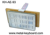 Logam Industri 12 Tombol Metal Numeric Keypad, Pintu Masuk Keypad Anti - perusak