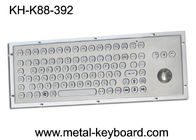 Keyboard Komputer Logam Kasar dengan 38 trackball untuk Kios Kontrol Industri