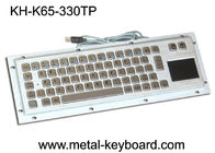 Tahan Perusak Keyboard Logam Industri Tahan Karat Stainless Steel