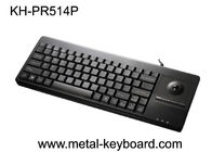 Pilihan mandiri 81 tombol Keyboard dengan trackball terintegrasi, keyboard komputer tahan air