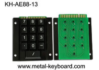 Keyboard Kios Logam Industri dengan 15 Tombol dan Panel Belakang Logam