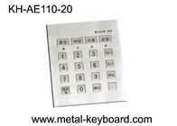 Vandal Proof Stainless steel Keyboard dengan 20 Keys, Door Entry Keypad
