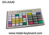IP65 Keyboard Stainless Steel Tahan Air dengan 40 tombol untuk Mesin Kios tol raya