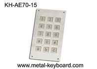 Kiosk Metal Numeric Keypad dengan 15 Tombol untuk Cuaca Sistem Publik - proof