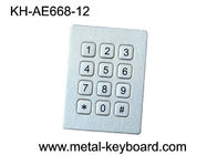 IP65 Industrial Metal Numeric Keypad, Anti-vandal num keypad dengan umur panjang