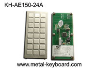 Industrial Metal Kiosk keyboard dengan 24 tombol custom layout design