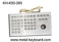 Waterproof IP65 Rate Industrial Keyboard Dengan Trackball Rugged Metal Trackball