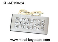 Keyboard Kios Logam Rugged Metal dengan pemasangan panel USB dan Panel Atas