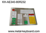 Custom Panel 80 Resin Keys Industrial Metal Keyboard For Highway Toll Station