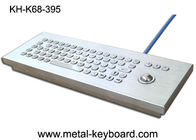IP65 Industrial Metal Rugged Keyboard dengan trackball, keyboard komputer desktop