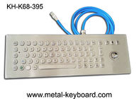 70 Tombol Keyboard Ruggedized, Keyboard Kios Akses Stainless Steel dengan trackball