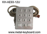 Antarmuka USB CE / ROHS / FCC 12 Tombol SS Keypad untuk Mesin Self-Service / Kios, Anti-vanal