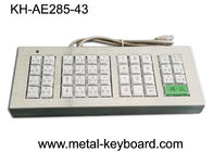 Disesuaikan 43 Tombol Keyboard Kios Logam, Bukti Debu Resisten Tahan Baja Stainless