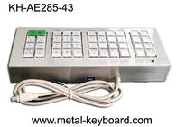 Disesuaikan 43 Tombol Keyboard Kios Logam, Bukti Debu Resisten Tahan Baja Stainless