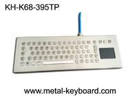Tata letak papan ketik PC desktop tahan air dengan panel depan 395x135 mm touchpad dan tombol mouse 3 additonal