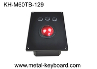 60mm Red Resin Industrial Trackball Mouse Antarmuka USB dan Kinerja yang Lama