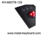 60mm Red Resin Industrial Trackball Mouse Antarmuka USB dan Kinerja yang Lama