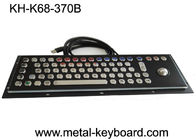 Keyboard Komputer Industri PC, Keyboard Stainless Steel Hitam