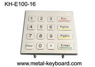 Nomor IP65 Anti Vandal Metal Keypad Kiosk Panel Mount Keypad Outdoor