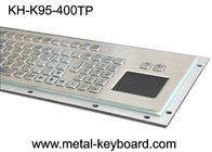 95 Tombol Tata Letak Keyboard Industri Logam Dapat Disesuaikan 30mA Tahan Air