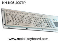 95 Tombol Tata Letak Keyboard Industri Logam Dapat Disesuaikan 30mA Tahan Air