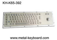 65 Tombol Keyboard Komputer Industri Dengan Panel Mount Trackball