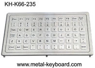 20mA PS2 Keyboard Baja Tahan Karat Kasar 800dpi Panel Mount 66 Tombol