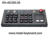 Tombol Plastik IP54 Panel Logam Keyboard Ruggedized