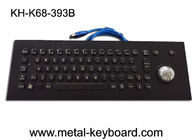 Panel Mount PS / 2 PC Metal Keyboard Dengan Laser Trackball