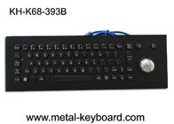30 menit MTTR USB PS / 2 Keyboard Stainless Steel Dengan Trackball
