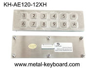 FCC Stainless Steel 12 Tombol Keypad Logam Disesuaikan Dalam Output Matriks