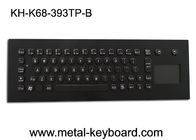 USB PS2 IP65 Keyboard Logam Tahan Air Dengan Mouse Touchpad 5VDC