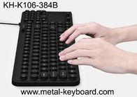 Keyboard Karet Silikon Industri Kasar 106 Tombol Dengan Touchpad Plastik