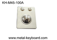 Waterproof Panel Mounted Industri Trackball Mouse W / 38mm Bola Stainless Steel