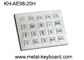 Industrial Stainless steel Kiosk Keypad , Water proof , Dust proof Keyboard