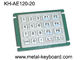 IP65 Rated Water - proof Metal Numeric Digital Keypad in 5x4 Matrix 20 Keys
