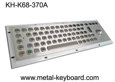 IP65 Explosion Proof Keyboard, Keyboard Industri Logam Dengan Trackball