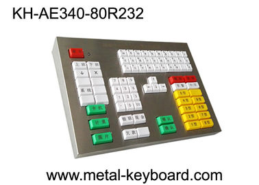 80 Tombol Keyboard Mekanik Dengan Panel Logam Untuk Area Transportasi