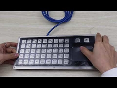 Keyboard Panel Mount 45 Tombol Rangka Logam Dengan Touchpad