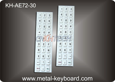 Panel logam dipasang Industrial Custom Mechanical Keyboards Untuk Tambang Info - Kiosk