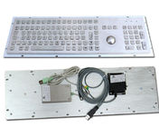 Vandal - Resistance IP65 Industrial PC Keyboard dengan Trackball Metal 25MM
