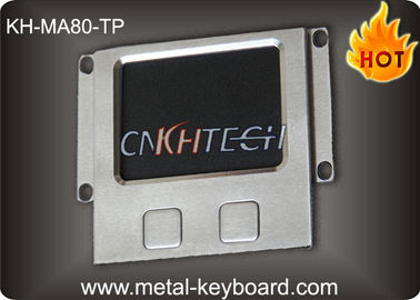 Stainless Steel Waterproof Touchpad Mouse 2 Metal Buttons , High Sensitivity