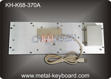 Rugged Stainless Steel Industrial Computer Keyboard with Water proof Trackball