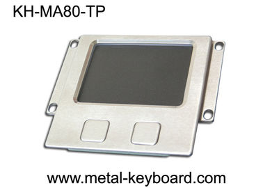 Stainless Steel Waterproof Touchpad Mouse 2 Metal Buttons , High Sensitivity